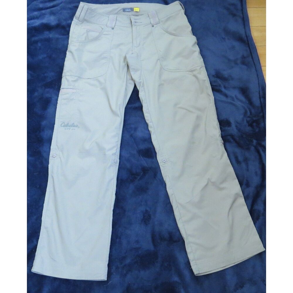 Cabela's Women's Ascend Explorer Pants Khaki  Size 8 SPF 30 EUC - Picture 3 of 14